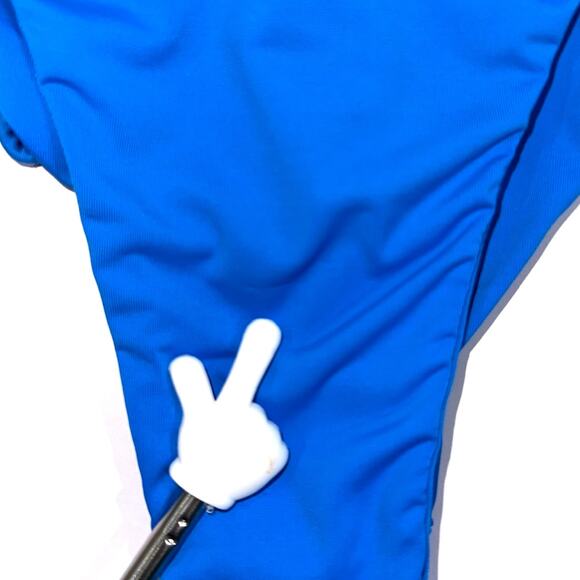 Riot Swim Dodi Cheeky Tie Back High Waisted Ocean Water Blue Bikini Bottom XS - Picture 8 of 10